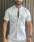 Camisa Zip Off / Zikani MC Gola Padre Branca Acetinada - Modelagem Slim