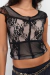 Blusa de Renda Preta • P - comprar online