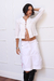 Saia Midi Branca 90s • M - comprar online