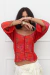 Blusa Roja Gitana • P/M - loja online