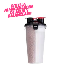 BOTELLA ALMACENADORA MÁS COMEDERO-BEBEDERO PORTÁTIL/PLEGABLE en internet