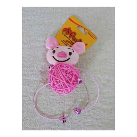 CHANCHITO CATNIP CON PELOTA CANASTO