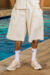 BERMUDA SESS ALFAIATARIA LINHO OFF WHITE - comprar online