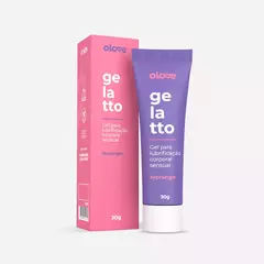 Gel Lubrificante Beijável Olove Gelatto - Morango- 30 g