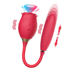 VIBRADOR ROSA SUCÇÃO COM PENETRAÇÃO EM VAI E VEM - comprar online