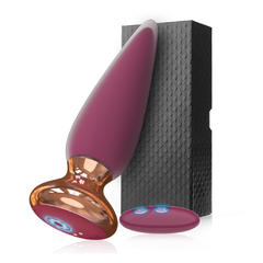 Afrodite - Plug Anal Vibratório com controle remoto