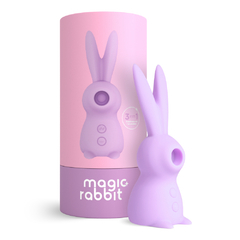 Estimulador de Clitóris Recarregável Magic Rabbit 3 em 1