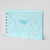 Agenda Mini A6 2025 Horizontal - Corações azul