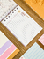 Agenda Mini A6 2025 Horizontal - Rosa com frase - Amanda Pinheiro Design Criativo