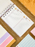 Agenda Mini A6 2025 Horizontal - Corações azul - loja online