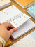 Agenda Mini A6 2025 Vertical - Floral lilás