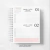 Agenda 2025 Self love - A5 Capa floral 2 - Amanda Pinheiro Design Criativo