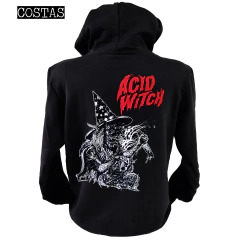 Blusa moletom com capuz Acid Witch