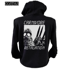 Blusa moletom com capuz Carnivore