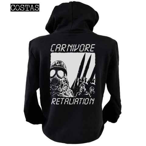 Blusa moletom com capuz Carnivore