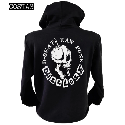 Blusa moletom com capuz Disclose