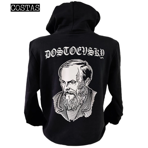 Blusa moletom com capuz Dostoiévski