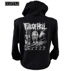 Blusa moletom com capuz Full of Hell