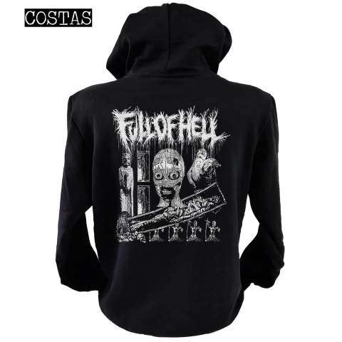 Blusa moletom com capuz Full of Hell