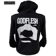 Blusa moletom com capuz Godflesh