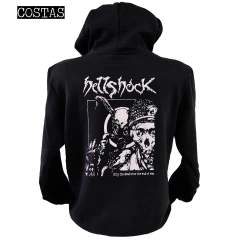 Blusa moletom com capuz Hellshock