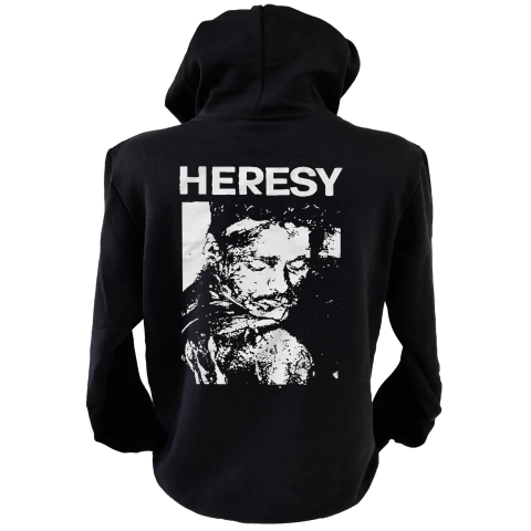 Blusa moletom com capuz Heresy