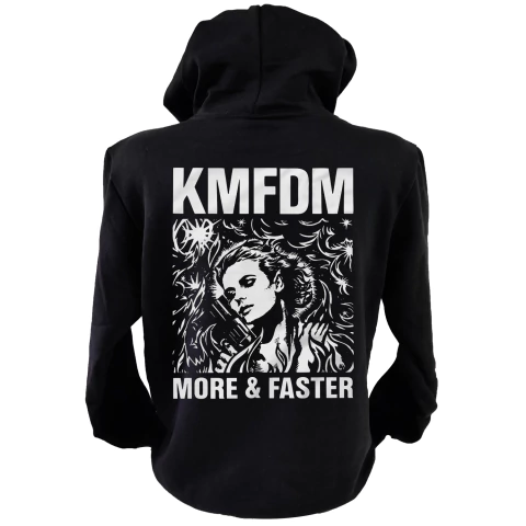 Blusa moletom com capuz KMFDM - comprar online
