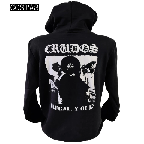 Blusa moletom com capuz Los Crudos