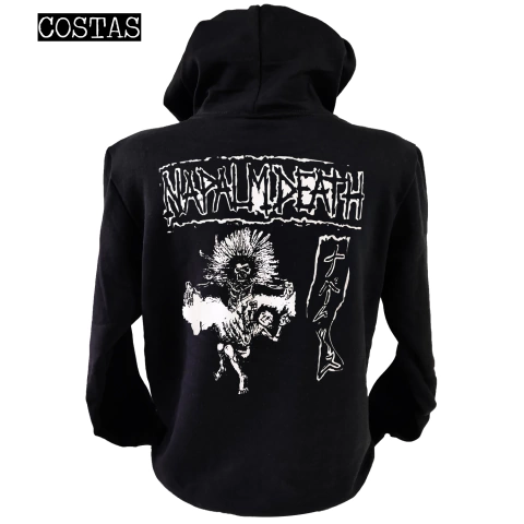 Blusa moletom com capuz Napalm Death