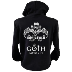 Blusa moletom com capuz Nosferatu - Goth Royalty
