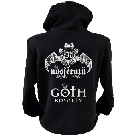 Blusa moletom com capuz Nosferatu - Goth Royalty