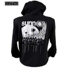 Blusa moletom com capuz Sunn O)))