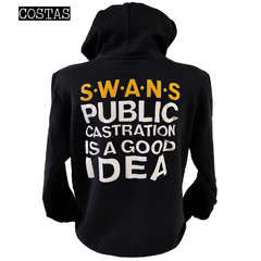 Blusa moletom com capuz Swans