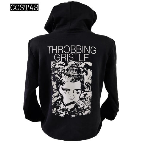 Blusa moletom com capuz Throbbing Gristle