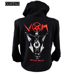 Blusa moletom com capuz Von - Satanic Blood