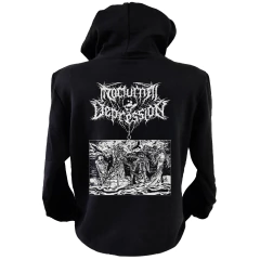 Blusa moletom com capuz Nocturnal Depression - comprar online