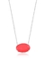 Conjunto Fusion Coral no Rodio Branco - Lambrine Joias