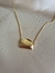 Colar Feminino Carta de Amor Banhado Ouro 18K na internet