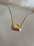 Colar Feminino Carta de Amor Banhado Ouro 18K na internet
