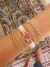 Bracelete Courino Rosa Banhado Ouro 18k na internet