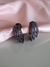 Brinco de Argola Feminino Cravejado com Cristais Colors no Rodio Negro na internet