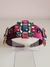 Tiara Fucsia com Pedrarias