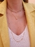 Colar Longo Feminino com Cristais Banhado Ouro 18k - loja online