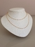 Colar Longo Feminino com Esferas Banhado Ouro 18k - Lambrine Joias