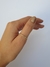Anel Feminino Meia Aliança Banhada Ouro 18k - loja online