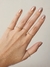 Anel Feminino Meia Aliança Banhada Ouro 18k - comprar online