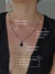 Colar Feminino Banhado no Rodio Negro - comprar online