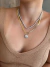 Colar Feminino Riviera com Trama Rígida Banhado no Rodio Branco - loja online