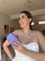 Colar Feminino Riviera Colors com Trama Rígida Banhado no Rodio Branco - Lambrine Joias