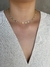 Colar Feminino Choker com Zircônias Banhado Ouro 18K